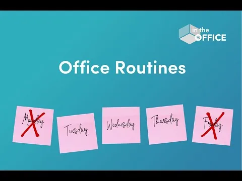 Still from the video "intheOffice - Routines"